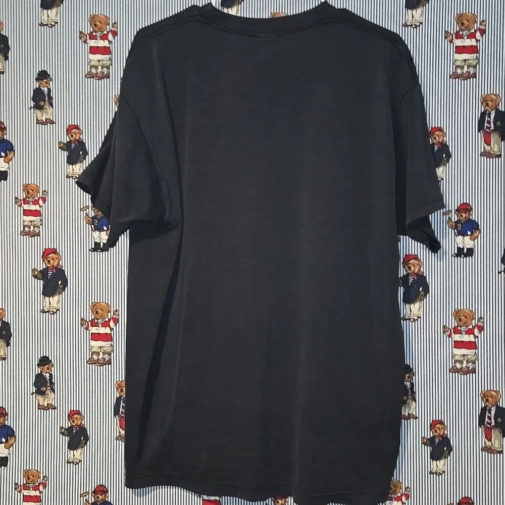 Vintage Y2k Creighton College 2003 Bulldog Football Black T-Shirt XL